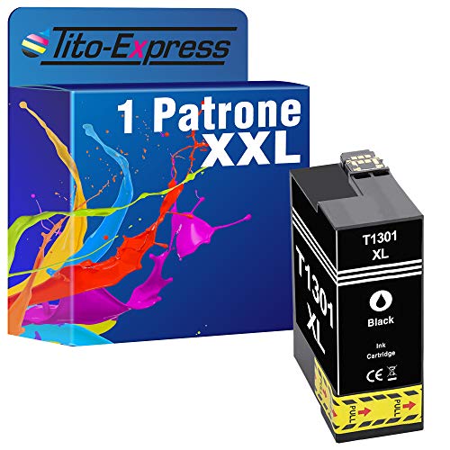 Tinta XL cian con chip te1301 Black de nuestra platinumserie compatible con Epson Stylus