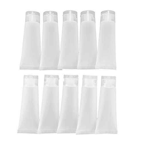 TOOGOO 10pzs Tubo suave cosmetico vacio pulido mate Envase de maquillaje de viaje (50 ml (10,5 * 5,2 * 2,8 cm)) TOOGOO 10pzs Tubo suave cosmetico vacio pulido mate Envase de maquillaje de viaje (50 ml (10,5 * 5,2 * 2,8 cm))
