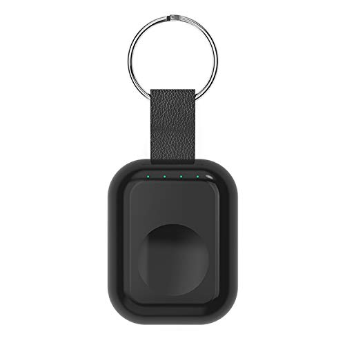 TOOGOO Batería Externa para Apple Watch 1 2 3 Cargador Inalámbrico Banco De Energía 700Mah Banco De Carga Inalámbrico Qi Portátil De Viaje Al Aire Libre