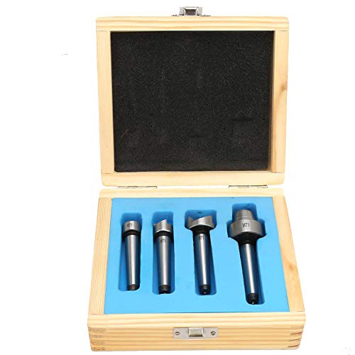 Torno de madera de acero Live Center & Drive Spur Cup Arbor Set 4Pcs Torno Torneado Spur Cup Centros para torno de madera y metal(MT1) Torno de madera de acero Live Center & Drive Spur Cup Arbor Set 4Pcs Torno Torneado Spur Cup Centros para torno de madera y metal(MT1)