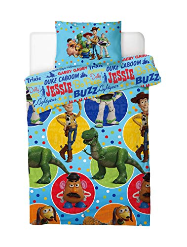 Toy Story 4 - Juego de cama reversible de la película (Individual) (Azul)