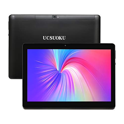 UCSUOKU Tablet de 10 Pulgadas,Android 10.0 System,Deca-Core Processor,4GB RAM,64 GB de ROM,4G LTE Phablet 10.1 Tablets PC IPS HD Display, Dual SIM Phone Call, Bluetooth/WiFi/Google Certified(Negro) UCSUOKU Tablet de 10 Pulgadas,Android 10.0 System,Deca-Core Processor,4GB RAM,64 GB de ROM,4G LTE Phablet 10.1 Tablets PC IPS HD Display, Dual SIM Phone Call, Bluetooth/WiFi/Google Certified(Negro)