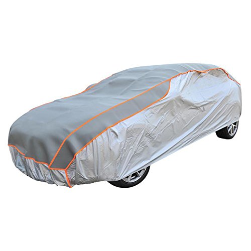 Unbekannt Lona para coche resistente de 5 mm de grosor, espuma de neopreno, protección contra granizo, categoría II, protección contra granizo, cubierta para coche (tamaño XL, 530 x 178 x 119 cm)