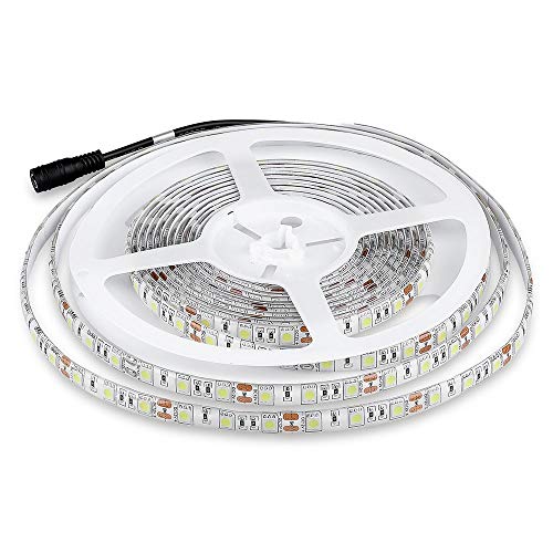 V-TAC Tira LED SMD5050 10,8W/mt 9,6W, Blanco, 5 unidades V-TAC Tira LED SMD5050 10,8W/mt 9,6W, Blanco, 5 unidades