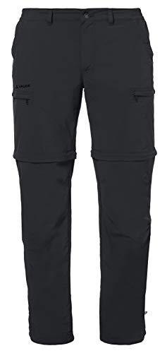 VAUDE Farley ZO IV - Pantalones para hombre, color negro, talla XL (tamaño del fabricante: 54-Largo)
