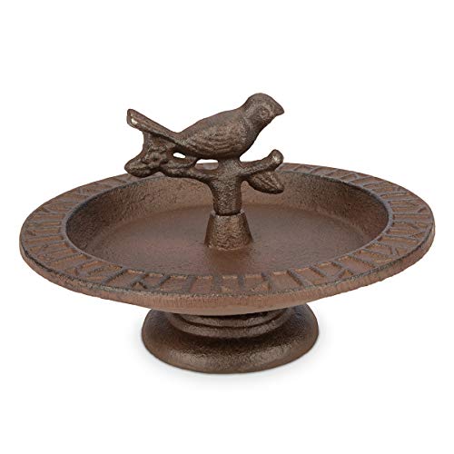 WILDLIFE FRIEND Bebedero para pájaros, baño para pájaros, de pie y resistente a las inclemencias del tiempo, cuenco para comedero, baño para pájaros, bebedero de agua para jardín. WILDLIFE FRIEND Bebedero para pájaros, baño para pájaros, de pie y resistente a las inclemencias del tiempo, cuenco para comedero, baño para pájaros, bebedero de agua para jardín.