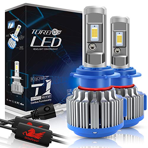 WinPower - H7 - Kits de conversión de bombillas para faros LED CREE con Canbus - 70W 7200Lm 6000K xenón blanco - 2 Piezas