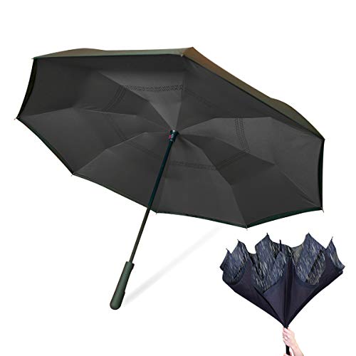 Wonderdry Umbrella 2018 Paraguas Plegable 78 cm (Manual Black)