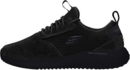 Zapatillas de Hombre SKECHERS Sneakers en Ante Negro 52587-BBK
