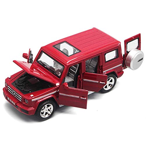 ZY Los Modelos de Mercedes-Benz G65 Fundido a Troquel del Coche de Metal |Alta de la simulación |Escala 1:32, simulación de aleación Modelo de Coche de colección de la decoración, Rojo LOLDF1