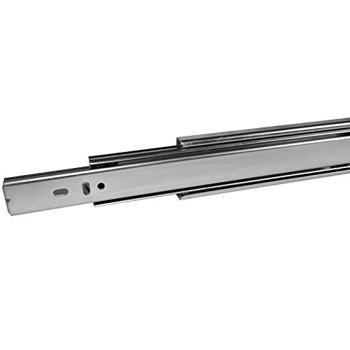 1 par (2 piezas) SO-TECH® Guía para Cajón de Extracción total Carril de Cajón Argénteo 550 mm (cerrado) Rodamiento de Bolas Capacidad de carga 45 kg 1 par (2 piezas) SO-TECH® Guía para Cajón de Extracción total Carril de Cajón Argénteo 550 mm (cerrado) Rodamiento de Bolas Capacidad de carga 45 kg