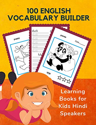 100 English Vocabulary Builder Learning Books for Kids Hindi Speakers: First learning bilingual frequency animals word card games. Full visual ... beginners, preschool kid: 9 (अंग्रेज़ी हिंदी)