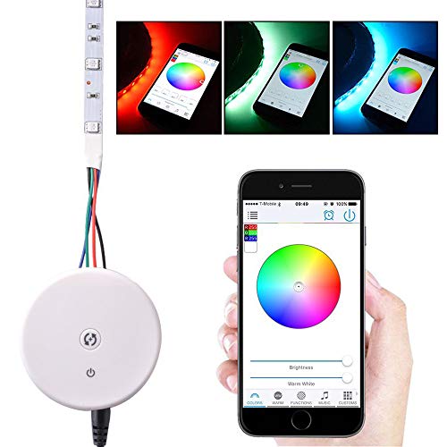 12V / 24V 16A Bluetooth BT Apple iOS/Android Sistema Dimmer Controlador para Tira de RGB/RGBW LED