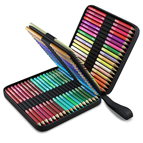 72 Lápices de Colores Profesional, Únicos con Estuche de Transporte Zenacolor - 72 Lapices colores Para pintar Mandalas de Adultos y Lapices de Dibujo - Kit de Lapices de colores 72 Lápices de Colores Profesional, Únicos con Estuche de Transporte Zenacolor - 72 Lapices colores Para pintar Mandalas de Adultos y Lapices de Dibujo - Kit de Lapices de colores