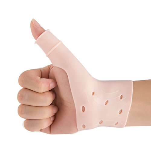 【Actualización】 Correas de gel transpirable para muñeca y pulgar para mano derecha e izquierda | demostrado para aliviar el dolor de muñeca y pulgar incluyendo artritis, reumatismo (2)