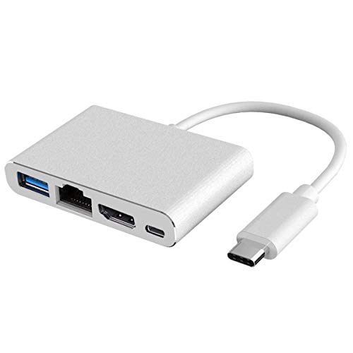 Adaptador USB C a HDMI, HuiHeng Tipo C a HDMI Digital Adaptador de video para Google Chromebook Samsung S8 / S8 plus, Plug & Play Adaptador USB C a HDMI, HuiHeng Tipo C a HDMI Digital Adaptador de video para Google Chromebook Samsung S8 / S8 plus, Plug & Play