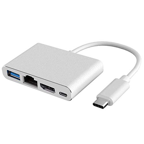 Adaptador USB C a HDMI, HuiHeng Tipo C a HDMI Digital Adaptador de video para Google Chromebook Samsung S8 / S8 plus, Plug & Play