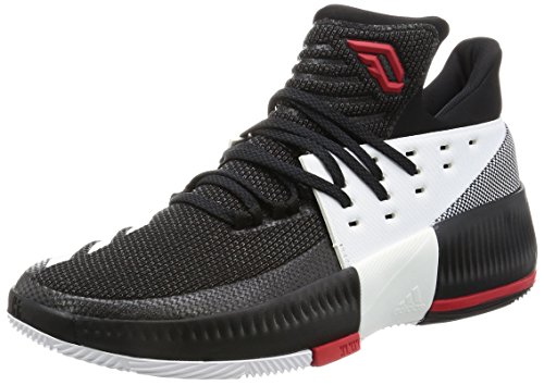adidas D Lillard 3 - Zapatillas de Baloncesto para Hombre, Negro - (Negbas/Neguti/FTWBLA) 48 2/3