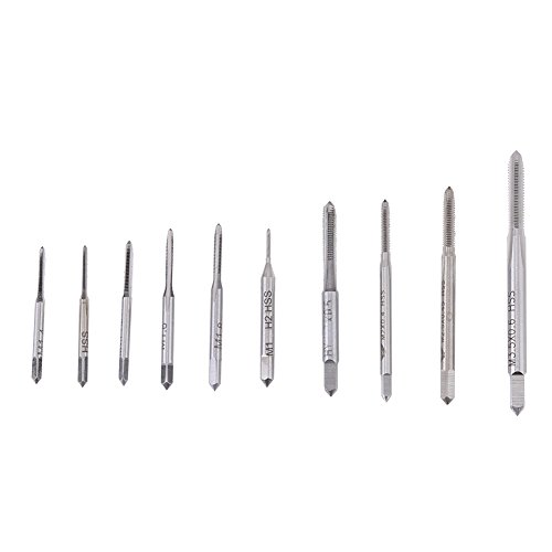 Akozon Mini Grifo de acero M1 M1.2 M1.4 M1.6 M1.7 M1.8 M2 M2.5 M3 M3.5, para rodamientos con llave en forma de T Roscado Akozon Mini Grifo de acero M1 M1.2 M1.4 M1.6 M1.7 M1.8 M2 M2.5 M3 M3.5, para rodamientos con llave en forma de T Roscado