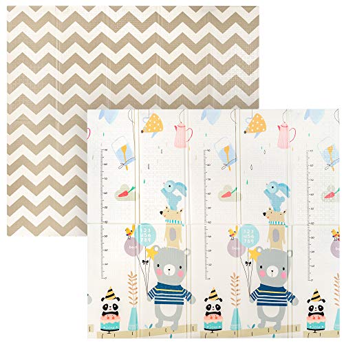 Alfombra Infantil de Juegos 180x200x1,5cm - Alfombra Bebe XXL Reversible - Lado Niños y Lado Adultos - Parque Infantil Bebe Espuma Gruesa - Plegable e Impermeable - Certificado CE sin producto tóxico Alfombra Infantil de Juegos 180x200x1,5cm - Alfombra Bebe XXL Reversible - Lado Niños y Lado Adultos - Parque Infantil Bebe Espuma Gruesa - Plegable e Impermeable - Certificado CE sin producto tóxico