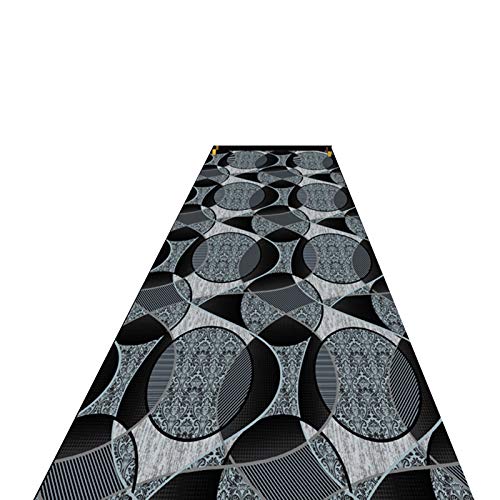 Alfombras HAIZHEN- Fashion Creative Runner, Gris Blanco Y Negro Diseño Clásico Antideslizante Ideal para Escaleras Entrada(Size:120x4000cm) Alfombras HAIZHEN- Fashion Creative Runner, Gris Blanco Y Negro Diseño Clásico Antideslizante Ideal para Escaleras Entrada(Size:120x4000cm)