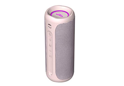 Altavoz Goody 2 de Vieta Pro, con Bluetooth 5.0, True Wireless, Micrófono, Radio FM, 12 Horas de batería, Resistencia al Agua IPX7, Entrada Auxiliar y botón Directo al Asistente Virtual; Color Rosa. Altavoz Goody 2 de Vieta Pro, con Bluetooth 5.0, True Wireless, Micrófono, Radio FM, 12 Horas de batería, Resistencia al Agua IPX7, Entrada Auxiliar y botón Directo al Asistente Virtual; Color Rosa.