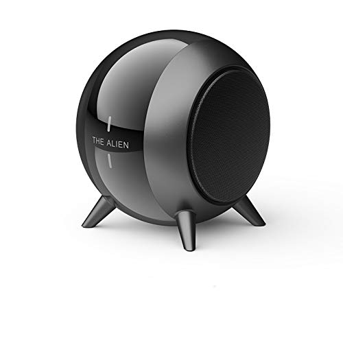 Altavoz Portátil Bluetooth, Altavoz Portátil TWS Stereo 3D Hi-Fi Potente Bajo, 6 Horas de Reproducción, Ranura para Tarjeta TF para Viajes, Deportes, Hogar(Negro)