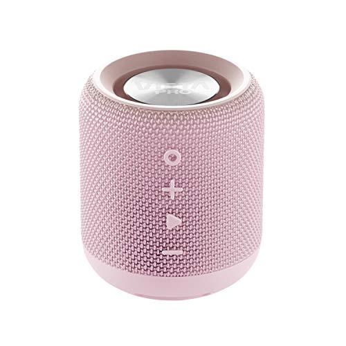 Altavoz solidario Life de Vieta Pro, con Bluetooth, True Wireless, Micrófono, Radio FM, 12 horas de autonomía, Reproductor USB, Resistencia al agua IPX6 y entrada auxiliar; acabado en color rosa palo. Altavoz solidario Life de Vieta Pro, con Bluetooth, True Wireless, Micrófono, Radio FM, 12 horas de autonomía, Reproductor USB, Resistencia al agua IPX6 y entrada auxiliar; acabado en color rosa palo.