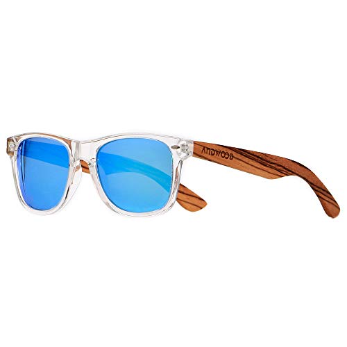 ANDWOOD Gafas De Sol De Madera Polarizadas Mujer Hombres Protección Contra Rayos Ultravioleta Marco De Bambú ANDWOOD Gafas De Sol De Madera Polarizadas Mujer Hombres Protección Contra Rayos Ultravioleta Marco De Bambú