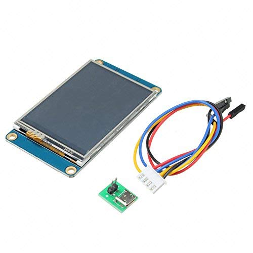 ARCELI versión en inglés NX3224T024 2.4"TFT 320 x 240 Pantalla táctil UART HMI Smart LCD Módulo Pantalla para Arduino TFT