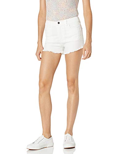 Armani Exchange 8,6 Ounces Stretch Bull Pantalones Cortos, Blanco (White Denim 0102), 46 (Talla del Fabricante: 30) para Mujer