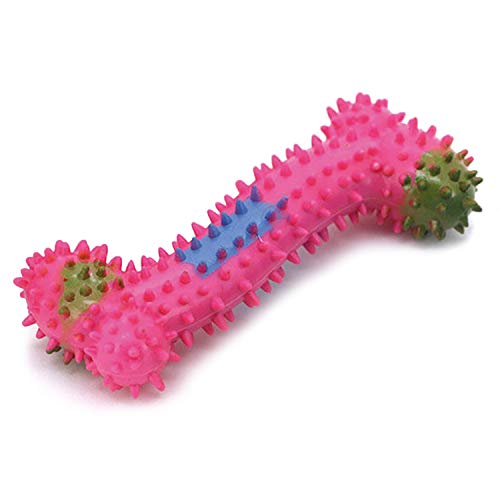 Arquivet Hueso rosa púas termoplástico - Juguete perros - 13 cm