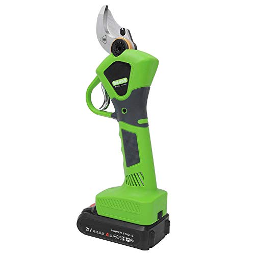 Asixx Tijeras de podar eléctricas, Cortador de Velocidad de Trabajo rápido Recargable de batería de Litio inalámbrico Profesional de 21 V para Cortar y podar Ramas(1pc Batería 1pc Cargador) Asixx Tijeras de podar eléctricas, Cortador de Velocidad de Trabajo rápido Recargable de batería de Litio inalámbrico Profesional de 21 V para Cortar y podar Ramas(1pc Batería 1pc Cargador)