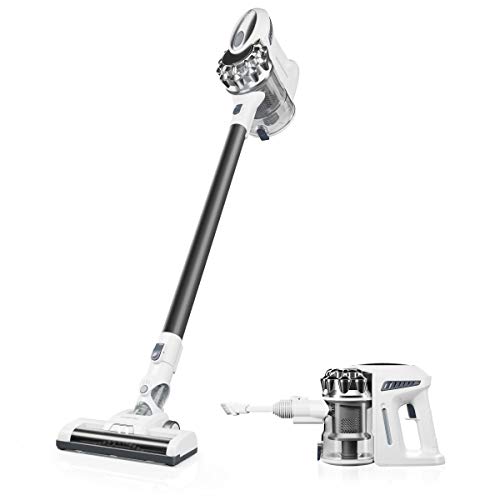 Aspirador inalámbrico - Aspirador inalámbrico 23 Kpa Fuerte potencia de succión con batería extraíble, capacidad 4 en 1 para el hogar, piso duro, alfombra, coche, mascota de PUWEIKE Aspirador inalámbrico - Aspirador inalámbrico 23 Kpa Fuerte potencia de succión con batería extraíble, capacidad 4 en 1 para el hogar, piso duro, alfombra, coche, mascota de PUWEIKE