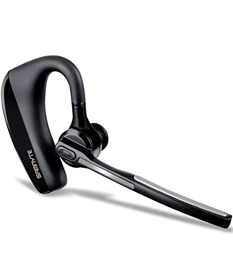 Auricular Bluetooth, Samnyte Auricular Inalámbrico Negocio con Manos Libres Teléfono Bluetooth 4.1 con Micrófono Coche Auriculares 10 Horas de Conversación Adecuado para Sumsung Ios Android Conducción