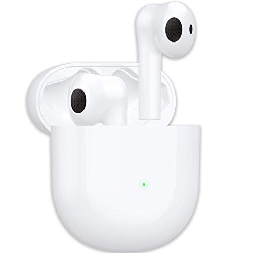 Auriculares inalámbricos Auriculares Bluetooth 5,Auriculares reducción de Ruido estéreo,IPX5 Impermeable In-Ear Cascos Bluetooth Inalámbricos con Microfono para Airpods/iPhone/Apple/Android Auriculares inalámbricos Auriculares Bluetooth 5,Auriculares reducción de Ruido estéreo,IPX5 Impermeable In-Ear Cascos Bluetooth Inalámbricos con Microfono para Airpods/iPhone/Apple/Android