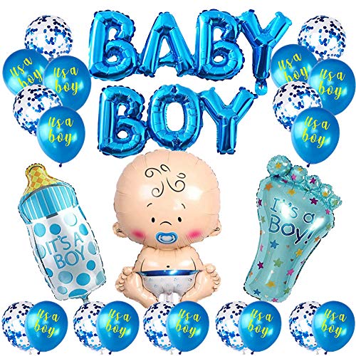 baby shower niños,Gender Reveal Decoration,Boy or Girl Party,Accessorios Baby Shower,niño Cumpleaños Baby Shower Decoración,globos de fiesta para baby shower,pancartas para baby shower