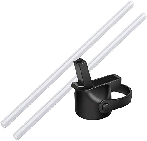 Baomay Tapa de Paja para Botella de Agua Acero Inoxidable, Tapa de Botella con 2 Pajitas para Boca de Botella 35mm 350ml/500ml/750 ml 12/17/24 oz Baomay Tapa de Paja para Botella de Agua Acero Inoxidable, Tapa de Botella con 2 Pajitas para Boca de Botella 35mm 350ml/500ml/750 ml 12/17/24 oz