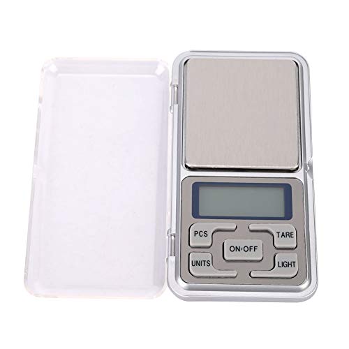 Báscula de alimentos Portátil Mini balanzas de bolsillo digitales electrónicas Joyería Calibración de diamante Balanza de pesaje LCD