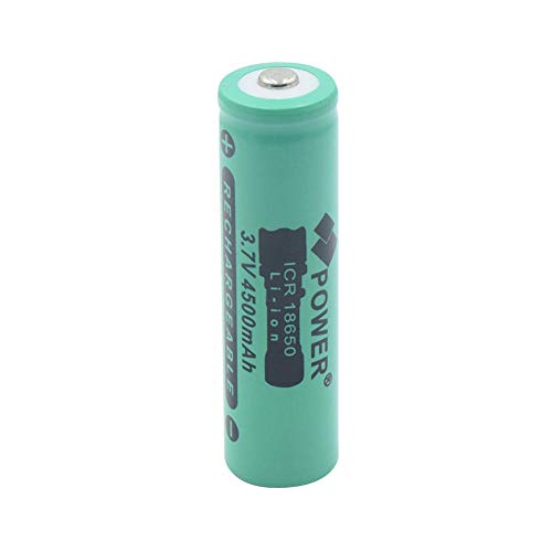 Batería de Litio de Litio de 18650 37V 4500mAh Recargable batería de Litio, Adecuada para la batería LED de la batería de Litio Linterna puntiaguda-10pcs
