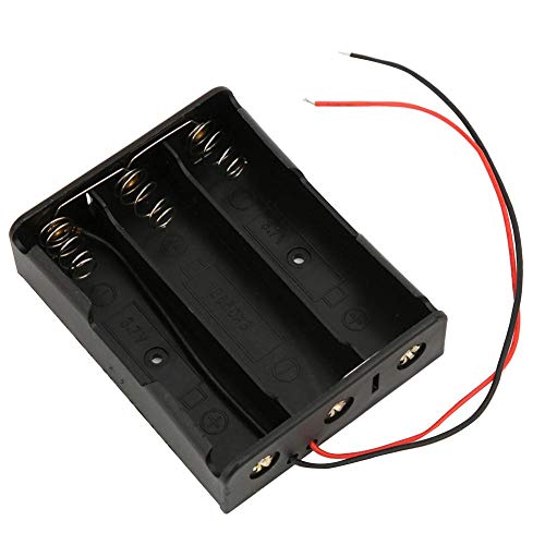 Batería profesional negra 18650, soporte de batería ligero, para baterías de tamaño 18650 baterías recargables baterías desechables Inicio