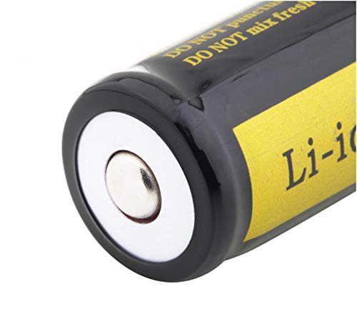 Baterías para 18 * 65Mm Batería 3.7V 4000Mah Batería Recargable de Iones de Litio para Linterna Antorcha Batería acumuladora de 18 * 65Mm - （10-Pcs）