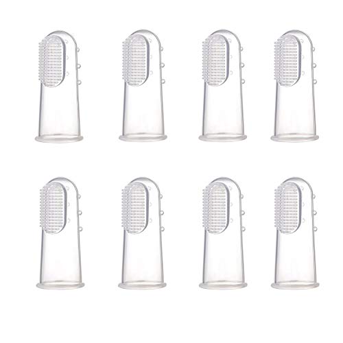 Bello Luna Cepillo Dientes Perro 8Pcs, cepillos de higiene Dental para Dedos y Mascotas para Perros y Gatos - L Bello Luna Cepillo Dientes Perro 8Pcs, cepillos de higiene Dental para Dedos y Mascotas para Perros y Gatos - L