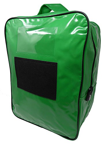 Bolsa Valija para Transporte de Documentos y Valores - 32 cm x 42 cm x 20 cm (PVC Verde)