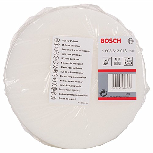 Bosch 1 608 613 013 - Esponja de pulido con rosca M 14-160 mm (pack de 1)