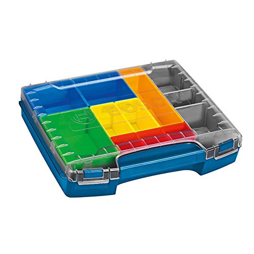 Bosch Professional i-BOXX Caja de heramientas con set de 10 piezas, ABS sintéticos, Azul Marino, 900 g, Set of 10