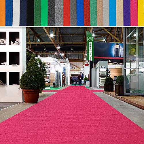 Casa pura - Alfombra de exposición lavable | Sintra | Alfombra para eventos | Fiestas, bodas y eventos de gala | hasta 40 m 200x4000 cm rosa Casa pura - Alfombra de exposición lavable | Sintra | Alfombra para eventos | Fiestas, bodas y eventos de gala | hasta 40 m 200x4000 cm rosa