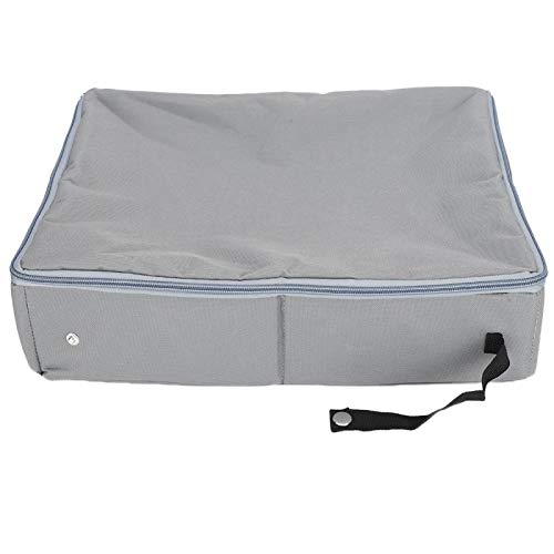 Cocosity Caja de Arena para Gatos Impermeable para Uso doméstico, Inodoro Plegable para Gatos, Caja de Arena para Gatos Suave, Caja de Arena para Gatos, para Acampar al Aire Libre, Gatos,(Gray, L)