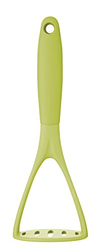 Colourworks Prensapatatas con cabezal de nailon, 25 cm, color Verde