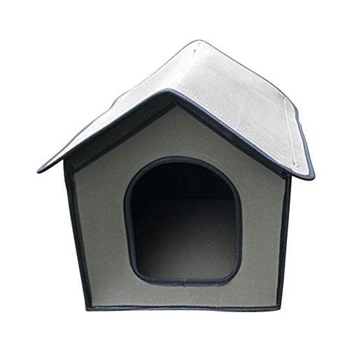 Cracklight Cama para Gatos, casa para Gatos al Aire Libre, Cueva para Gatos Plegable, casa para Mascotas Impermeable, Cueva para Gatos a Prueba de Invierno para Gato, conejo-46cmx36cmx38cm Cracklight Cama para Gatos, casa para Gatos al Aire Libre, Cueva para Gatos Plegable, casa para Mascotas Impermeable, Cueva para Gatos a Prueba de Invierno para Gato, conejo-46cmx36cmx38cm